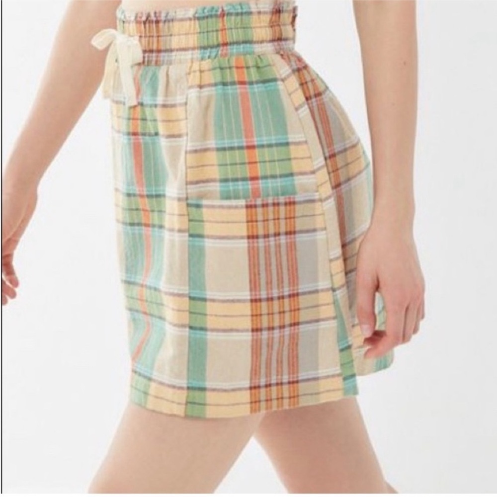 NWT Urban Outfitters Emery Pull On Pattern
Mini Skirt With Pockets Urban women S